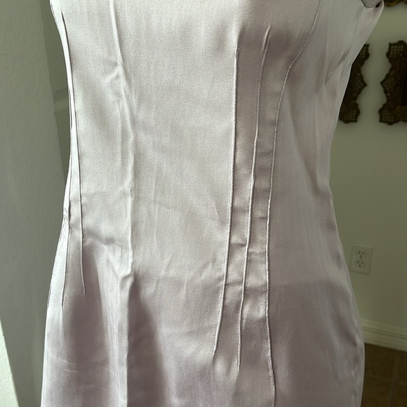 Vintage 80s Valentino Boutique Lavender Dress - Picture 3 of 5